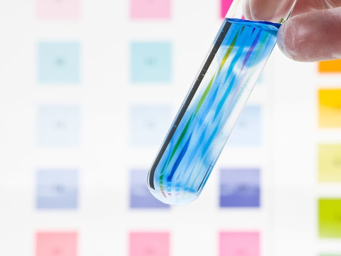 pH test av vann fra rørnettet