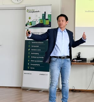 Van Ha Doan - Holder foredrag hos Nordisk Energikontroll AS